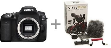 Canon EOS 90D -järjestelmäkamera + Rode VideoMicro, kuva 2