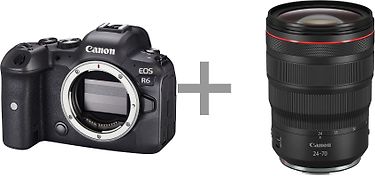 Canon EOS R6 -järjestelmäkamera + RF 24-70 2.8 -objektiivi
