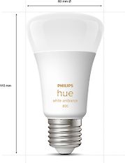Philips Hue -älylamppu, White ambiance, E27, 4-PACK, kuva 5