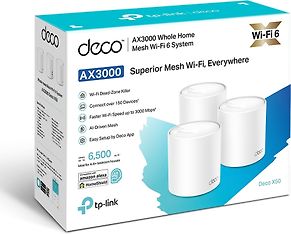 TP-LINK Deco X50 AX3000 WiFi 6 -Mesh-järjestelmä, 3-pack, kuva 7