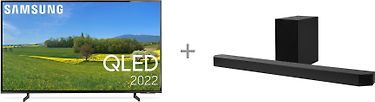 Samsung QE55Q60B 55" 4K QLED-televisio + HW-Q700B 3.1.2 Dolby Atmos Soundbar -tuotepaketti