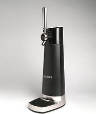 Fizzics DraftPour Beer Dispenser -olutannostelija, musta/hopea
