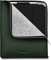 Woolnut Leather Folio -suojatasku iPad Pro 13" & Air, vihreä