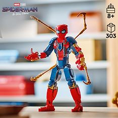 LEGO Super Heroes Marvel 76298  - Rakennettava Iron Spider-Man ‑hahmo, kuva 3