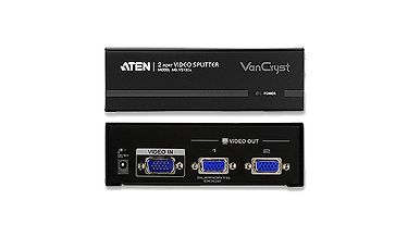 Aten VS-132A videojakaja kahdelle näytölle, VGA 450 MHz