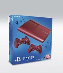 Sony PlayStation 3 500 GB -pelikonsoli, Garnet Red (punainen) + lisäohjain, kuva 2
