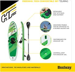 Bestway Hydro-Force Freesoul Tech SUP -lautapaketti, 340 x 89 x 15cm, kuva 5