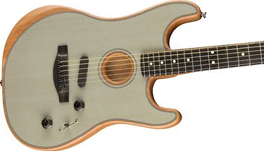 Fender American Acoustasonic Stratocaster -sähkökitara, Transparent Sonic Blue, kuva 3