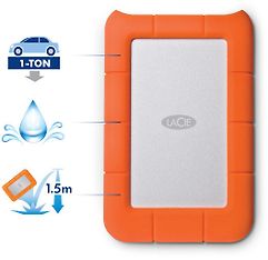 LaCie Rugged Mini 5 Tt -ulkoinen kovalevy, kuva 2