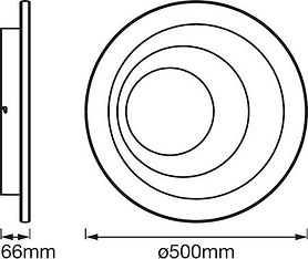 Ledvance Smart + Wifi Orbis Spiral -kattovalaisin, CCT, 50 cm, kuva 4