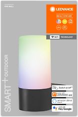 Ledvance Smart WiFi Pipe -seinävalaisin ulkokäyttöön, RGB+W, tumman harmaa