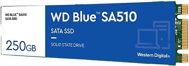 WD Blue SA510 250 Gt M.2 SATA -SSD-kovalevy