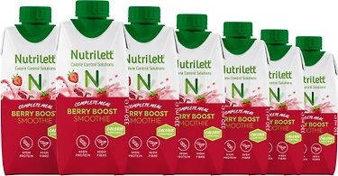 Nutrilett Smoothie Berry Boost -ateriankorvikejuoma, 330 ml, 12-PACK