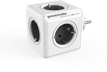 PowerCube Original 5-osainen pistorasia, harmaa