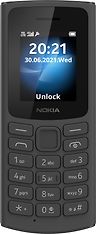 Nokia 105 4G Dual-SIM -peruspuhelin, musta