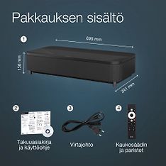 Epson EH-LS800B 4K PRO-UHD -älylaserprojektori, lähiheijastus, musta, kuva 23