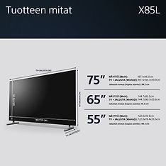 Sony X85L 65" 4K LED Google TV, kuva 20