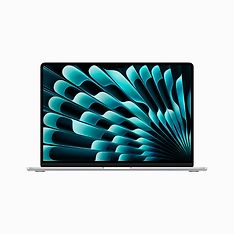 Apple MacBook Air 15" M2 8 Gt, 256 Gt 2023 -kannettava, hopea (MQKR3)