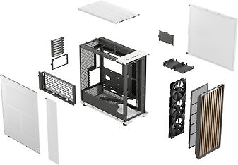 Fractal Design North XL Chalk White E-ATX-kotelo, valkoinen, kuva 22