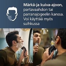 Philips Shaver Series 3000 S3143/00 parranajokone, kuva 6