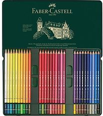 Faber-Castell Polychromos -värikynät peltirasiassa, 60 väriä