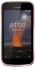 Nokia 1 -Android-puhelin Dual-SIM, 8 Gt, lämmin punainen