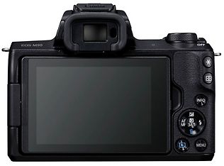 Canon EOS M50 -mikrojärjestelmäkamera, musta + 18-150 mm -objektiivi, kuva 4