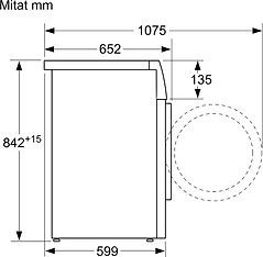 Bosch WTX8HKM9SN Serie 8 -kuivausrumpu, kuva 4