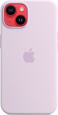 Apple iPhone 14 silikonikuori MagSafella, liila, kuva 5