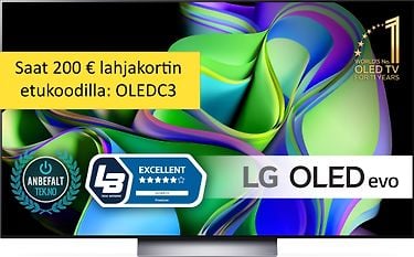 LG OLED C3 55" 4K OLED evo TV (C34)