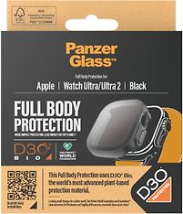 PanzerGlass Full Body D3O -panssarilasi Apple Watch Ultra, 49 mm, musta, kuva 4