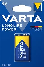 Varta Longlife Power -alkaliparisto, 9V (LR61)