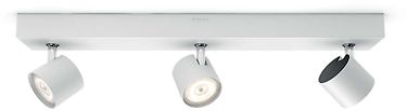 Philips Star WarmGlow LED -spottivalaisin, 3 x 4,5 W, valkoinen