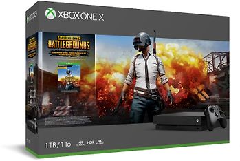 Microsoft Xbox One X 1 Tt + Playerunknown's Battlegrounds -pelikonsolipaketti