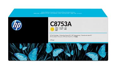 HP C8753A Vivera keltainen mustekasetti, 775ml