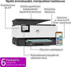 HP Officejet Pro 9012e HP+ -All-in-One -tulostin, kuva 3