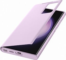 Samsung Galaxy S23 Ultra Clear View Wallet Cover -suojakuori, liila, kuva 4