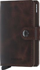 Secrid Vintage Miniwallet -lompakko, tumma ruskea