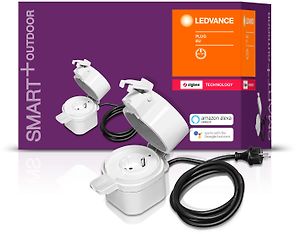 Ledvance Smart+ Outdoor Plug -etäohjattava pistorasia ulkokäyttöön, IP44