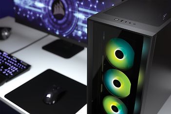 Corsair iCUE 4000X Mid Tower ATX-kotelo ikkunalla, musta, kuva 27