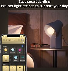 Philips Hue -älylamppu, White ambiance, E27, 4-PACK, kuva 10