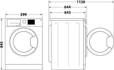 Whirlpool AWH 912 S/PRO -pyykinpesukone, kuva 9