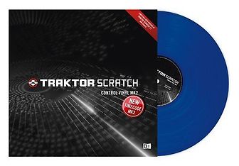 Native Instruments Traktor Pro Scratch Control Vinyl MK2 Blue - aikakoodivinyyli, sininen