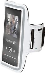 Wave käsivarsikotelo älypuhelimille, M-koko, valkoinen, kuva 2