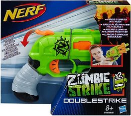 NERF Zombie Strike Doublestrike -vaahtomuoviammusase