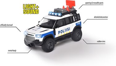 Majorette Land Rover -poliisiauto, kuva 6