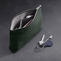 Woolnut Leather Pouch -tarvikelaukku, vihreä, kuva 8