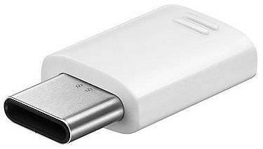 Samsung microUSB - USB Type-C (USB-C) -adapteri, valkoinen