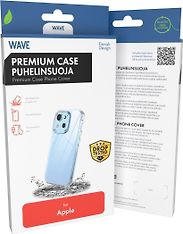 Wave Premium Case -suojakuori, iPhone SE (2022 / 2020) / 8 / 7 / 6s / 6, läpinäkyvä, kuva 3
