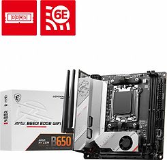 MSI MPG B650I EDGE WIFI AM5 mITX -emolevy